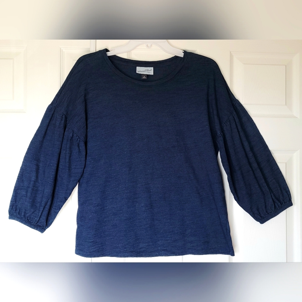 Universal Thread Blue Balloon Sleeve Womens M Shirt